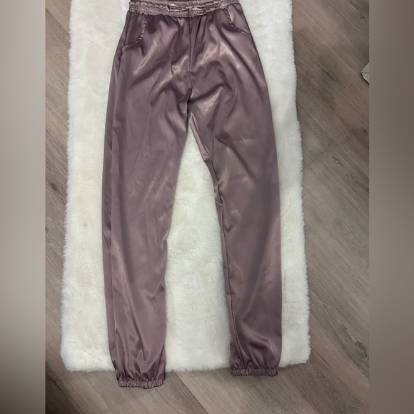 Dusty Mauve Drawstring pants - Picture 1 of 3
